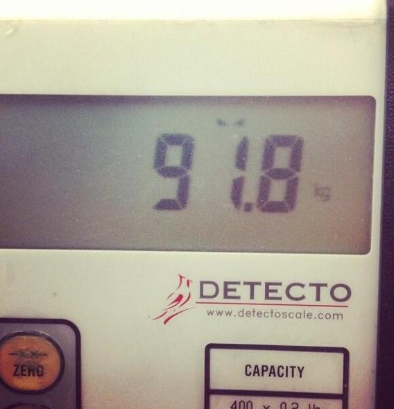 Адлан Амагов на весах